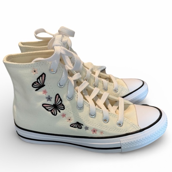 NWOT Converse Chuck Taylor All Star Butterflies Sneakers - Picture 8 of 13